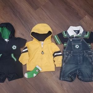 Gymboree coordinating soccer set